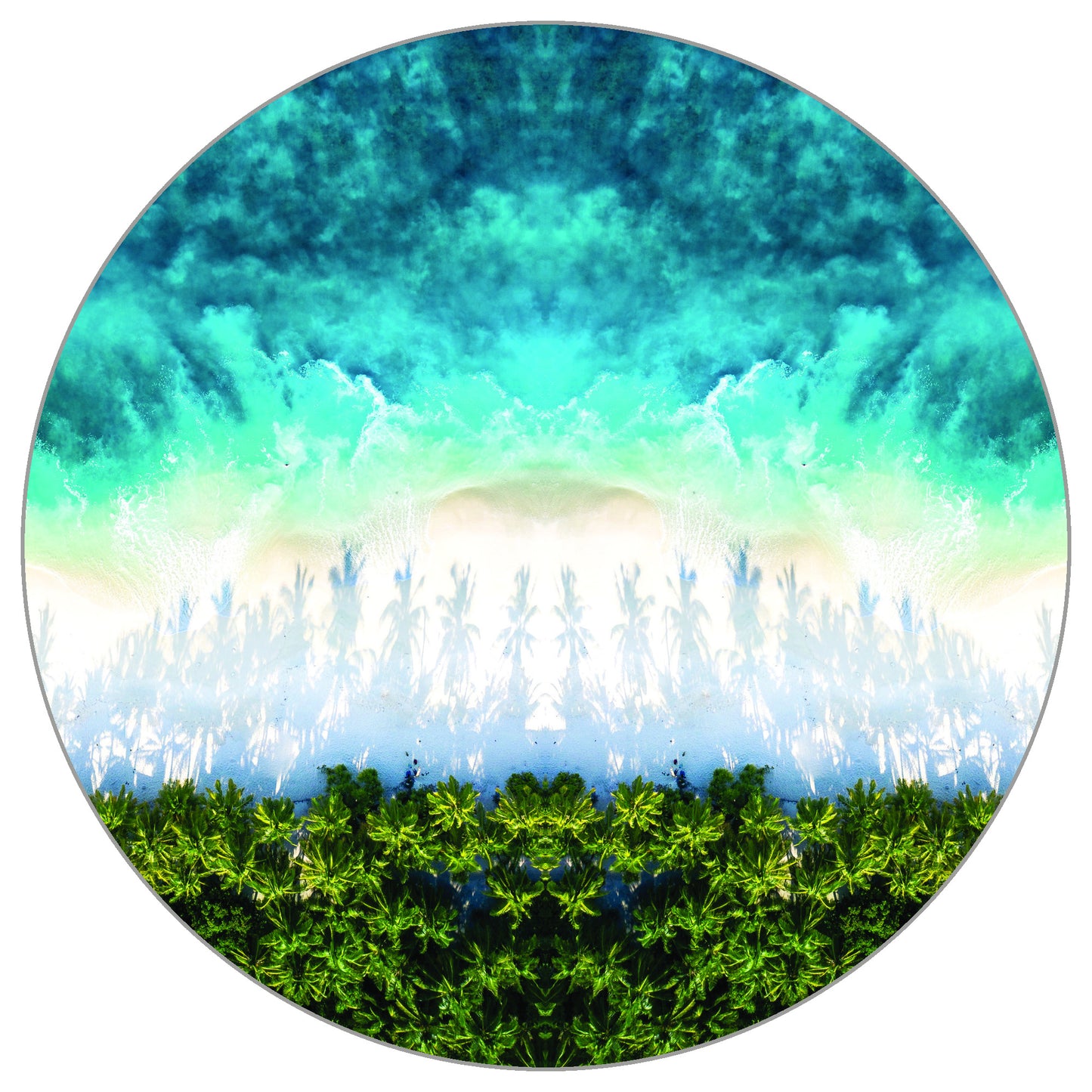 Circular Mural Castaway