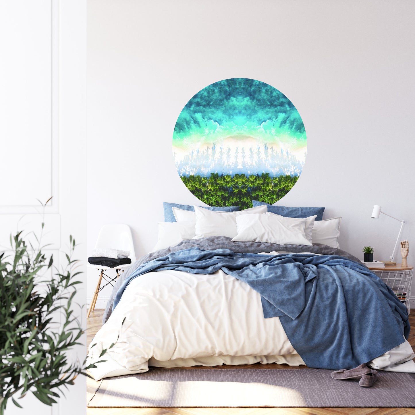 Circular Mural Castaway