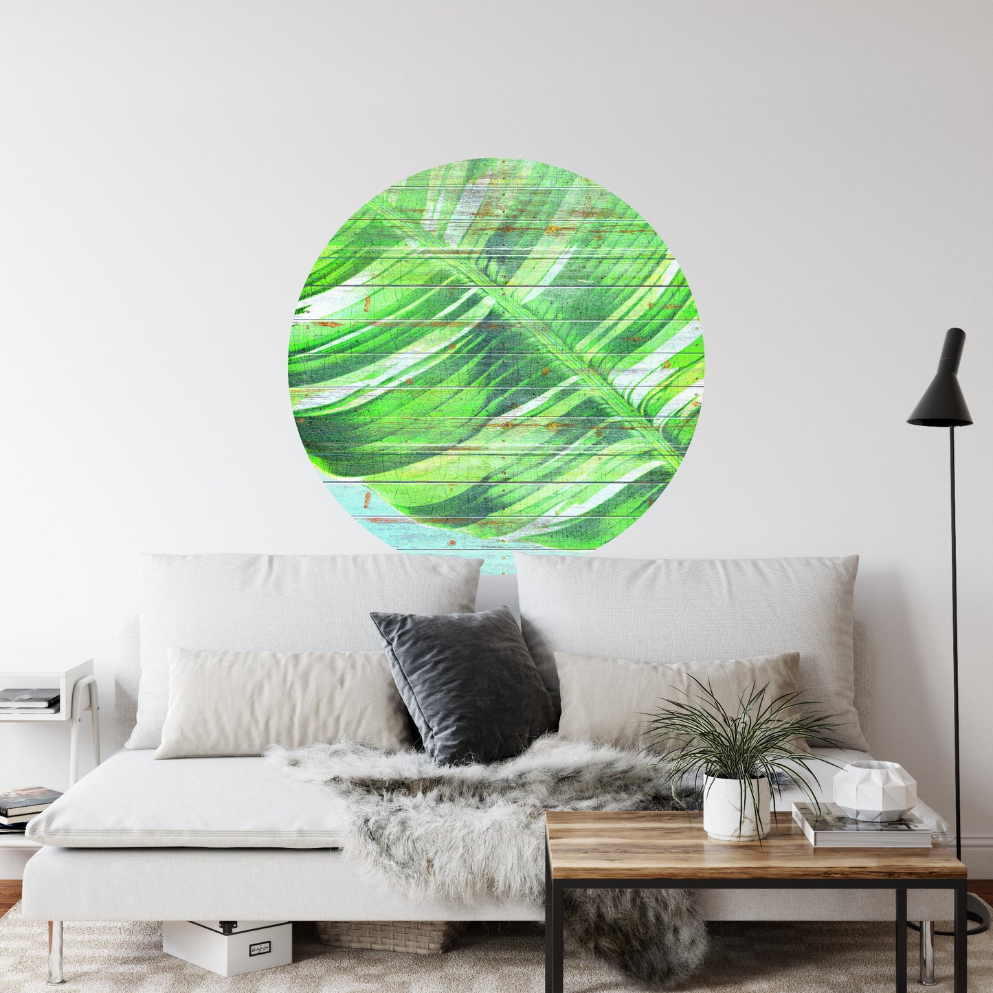 Circular Mural Island Planks