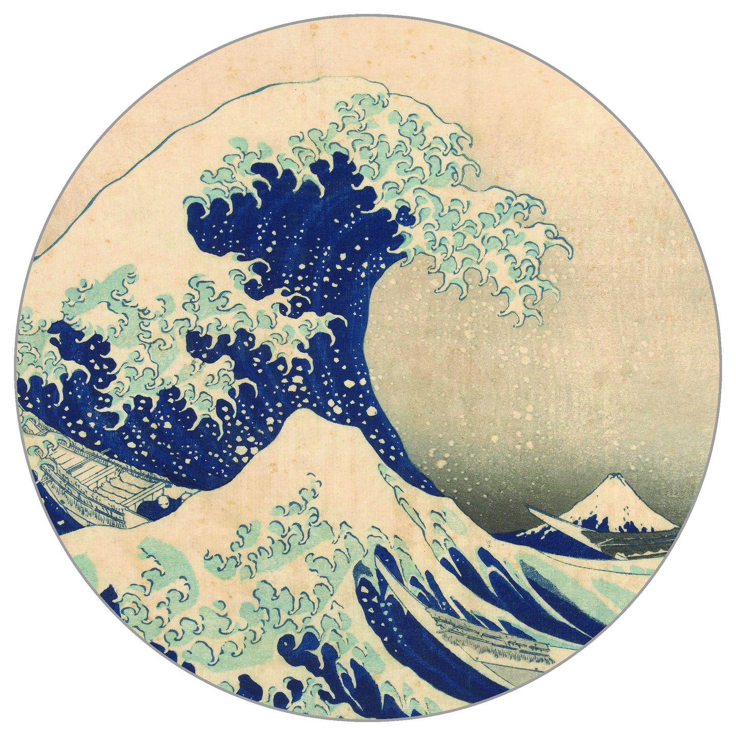 Circular Mural The Wave