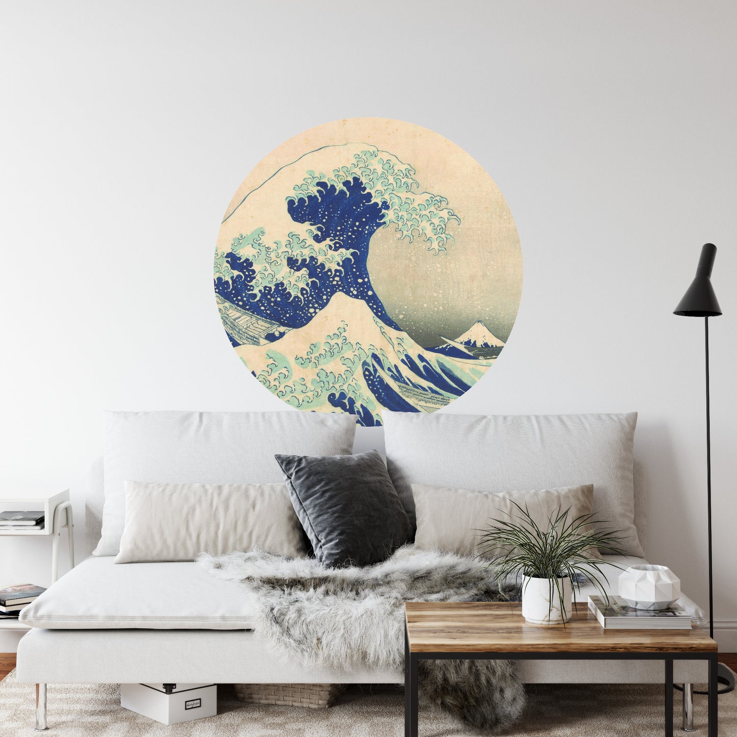 Circular Mural The Wave