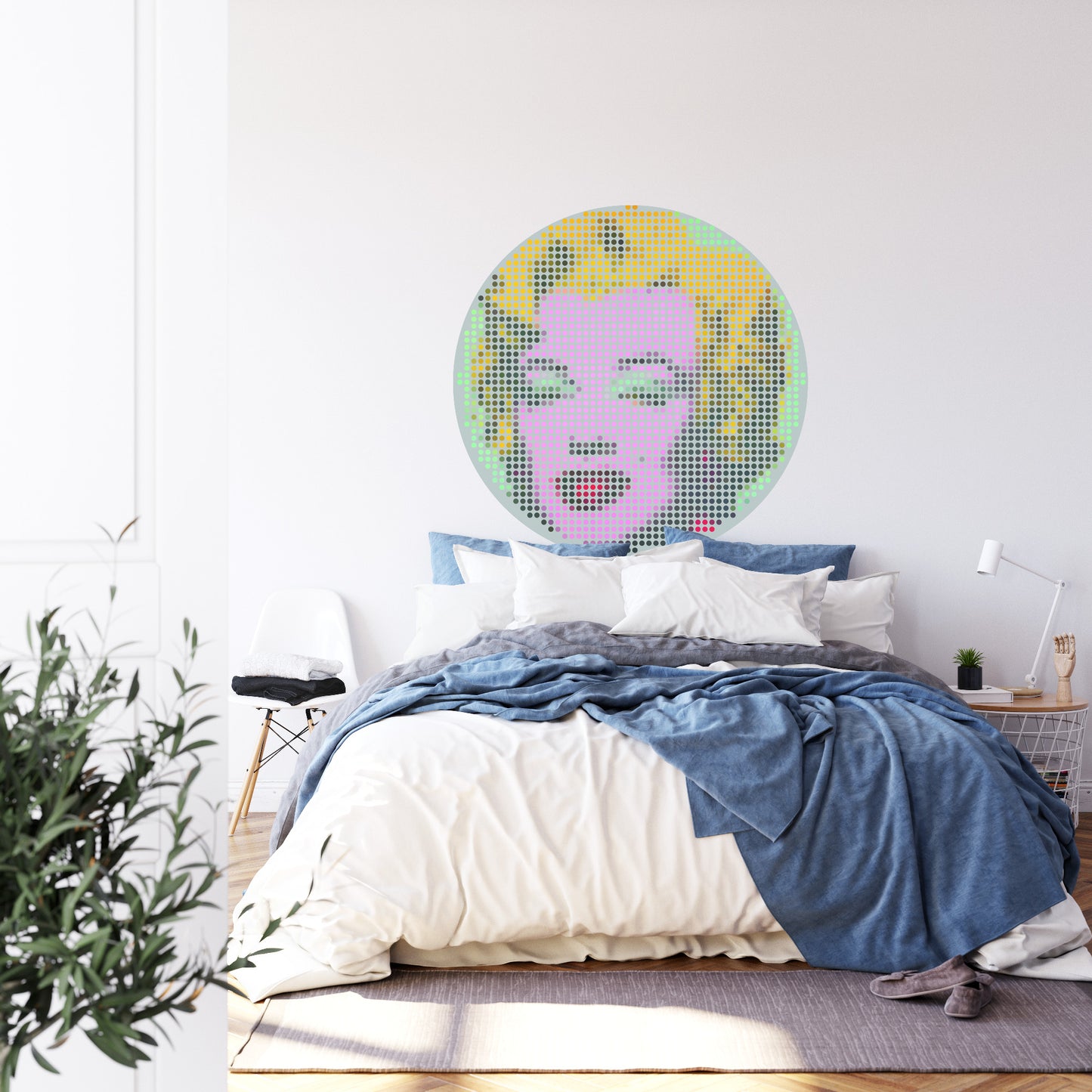 Circular Mural Iconiq Marilyn