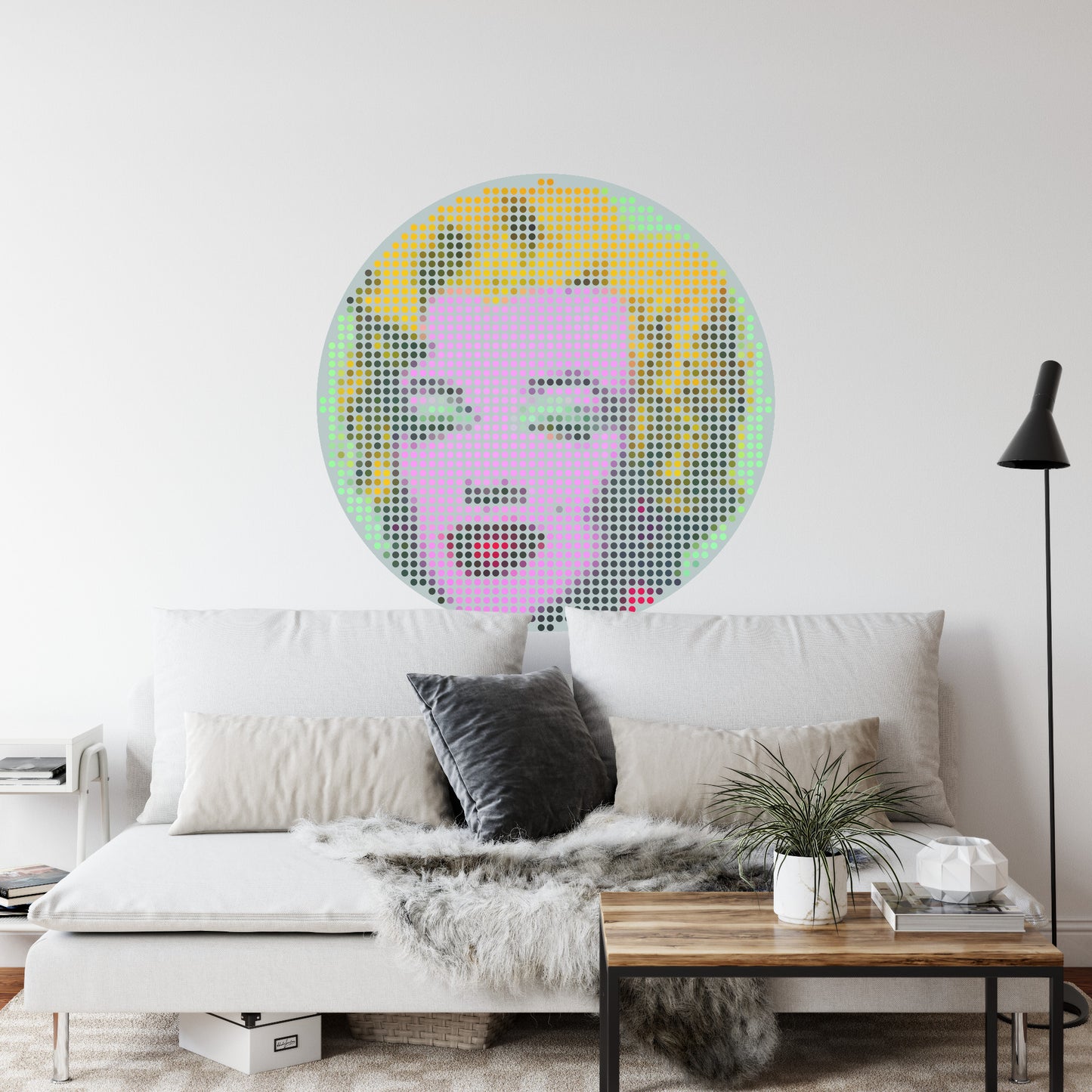 Circular Mural Iconiq Marilyn