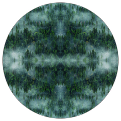 Circular Mural Forestscape