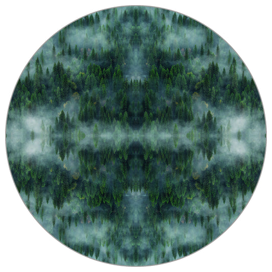 Circular Mural Forestscape