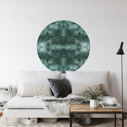 Circular Mural Forestscape