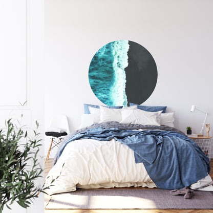 Circular Mural Icelandic Contrasts