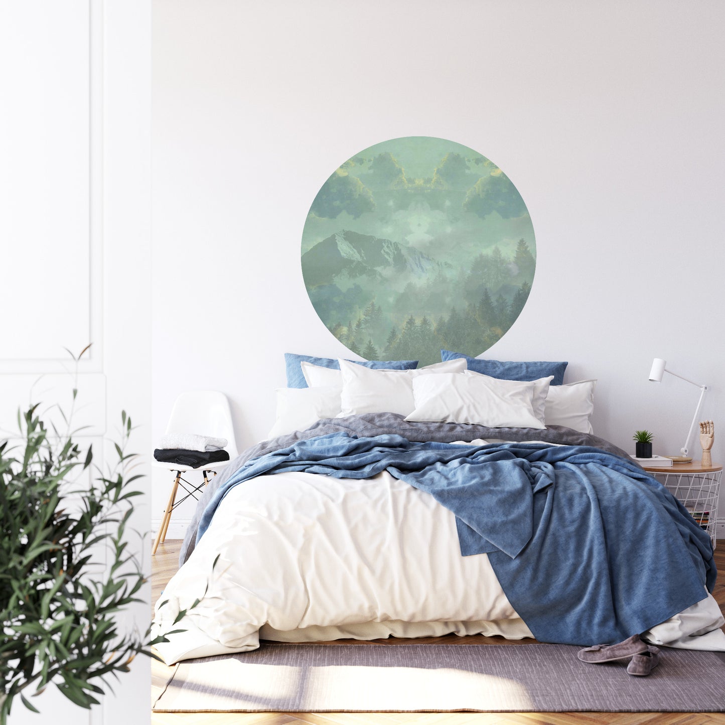 Circular Mural Forest Dreaming