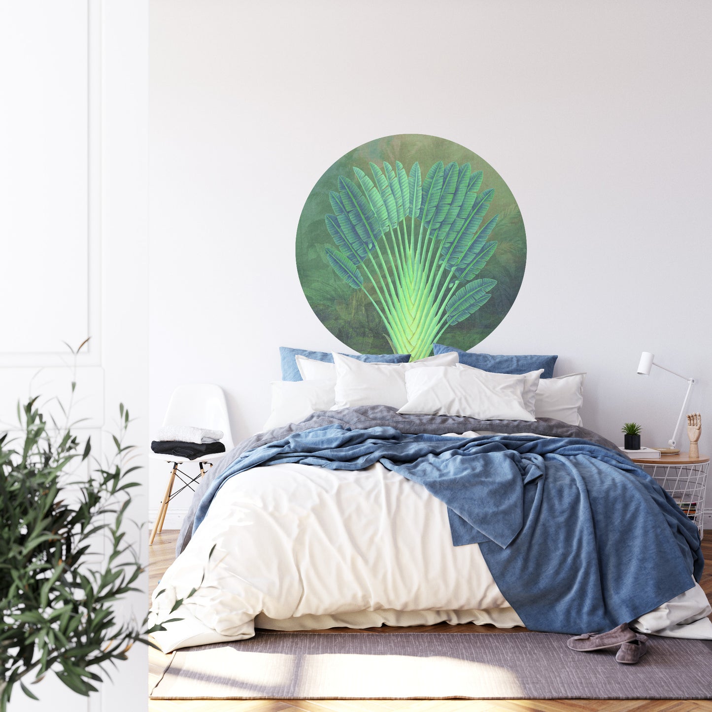 Circular Mural Tropical Depths I