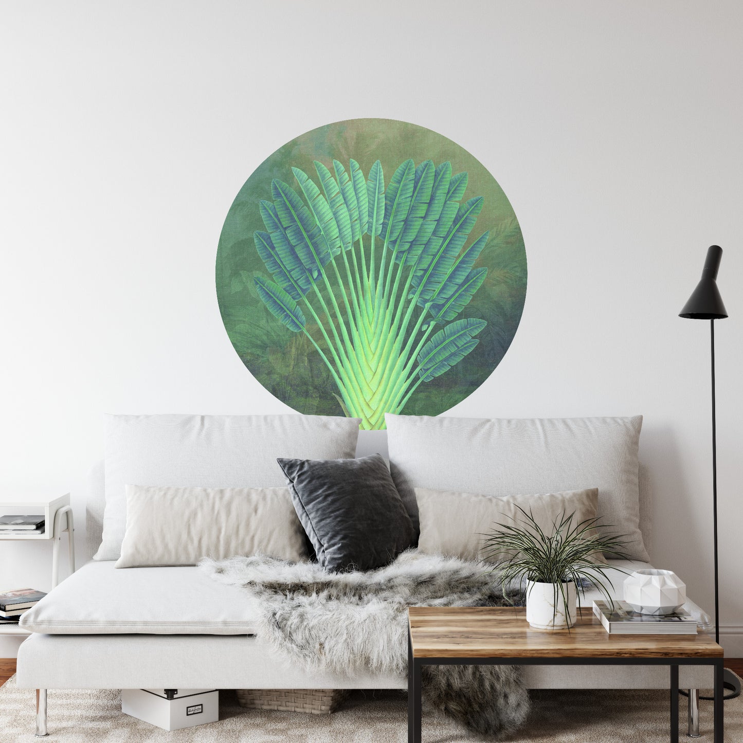 Circular Mural Tropical Depths I