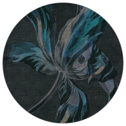 Circular Mural Floralis In Negative