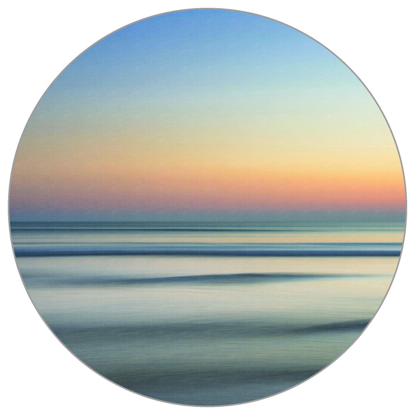 Circular Mural Ombregraphic Sunset