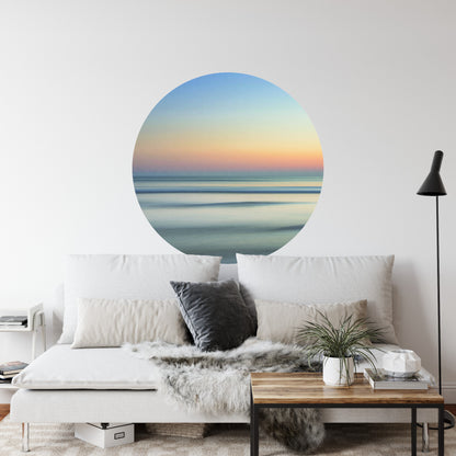 Circular Mural Ombregraphic Sunset