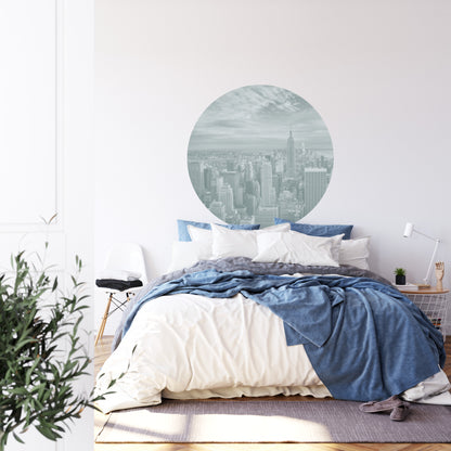 Circular Mural New York Halftone
