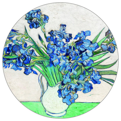 Circular Mural Irises