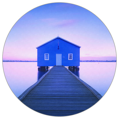 Circular Mural Boathouse By Richard Vandewalle