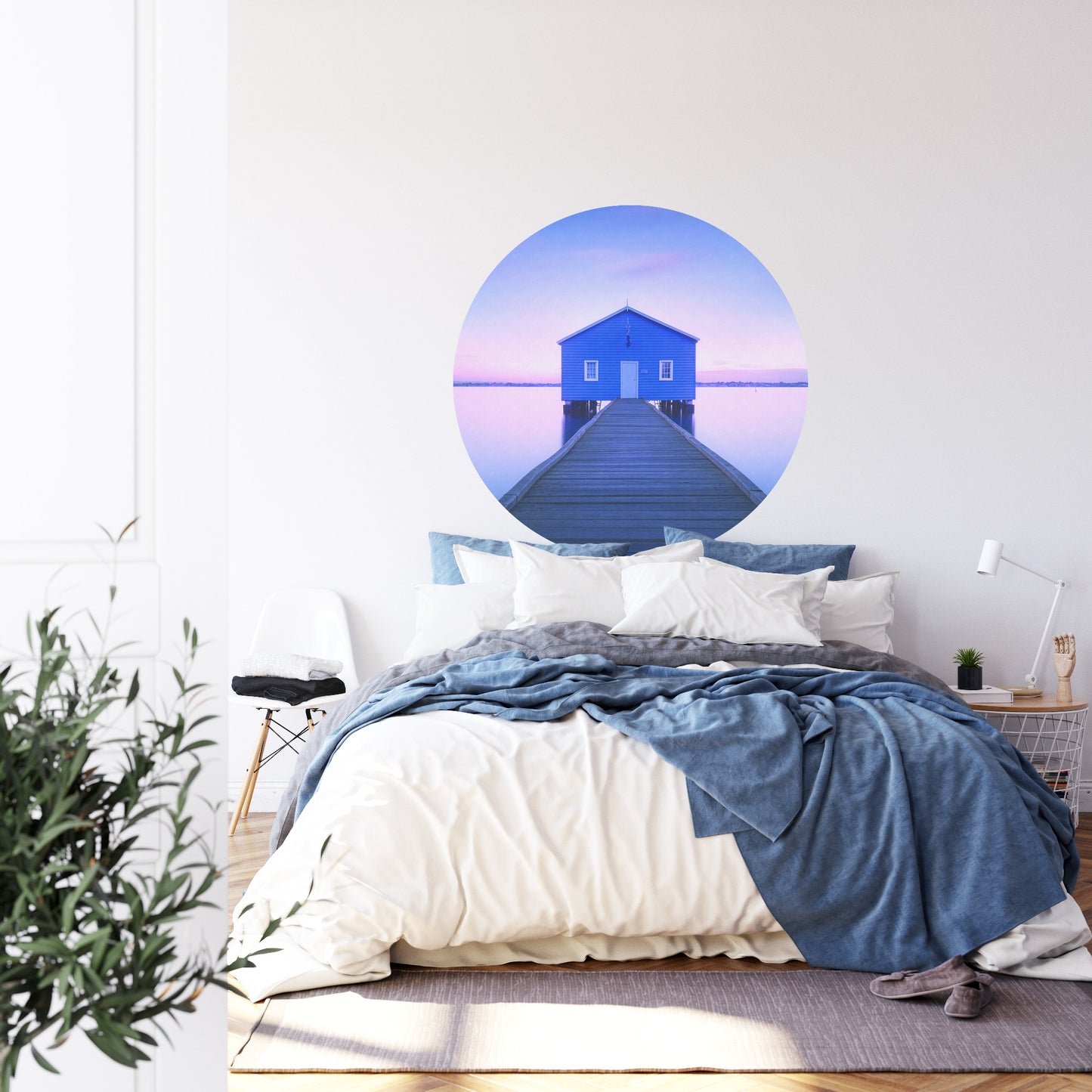 Circular Mural Boathouse By Richard Vandewalle