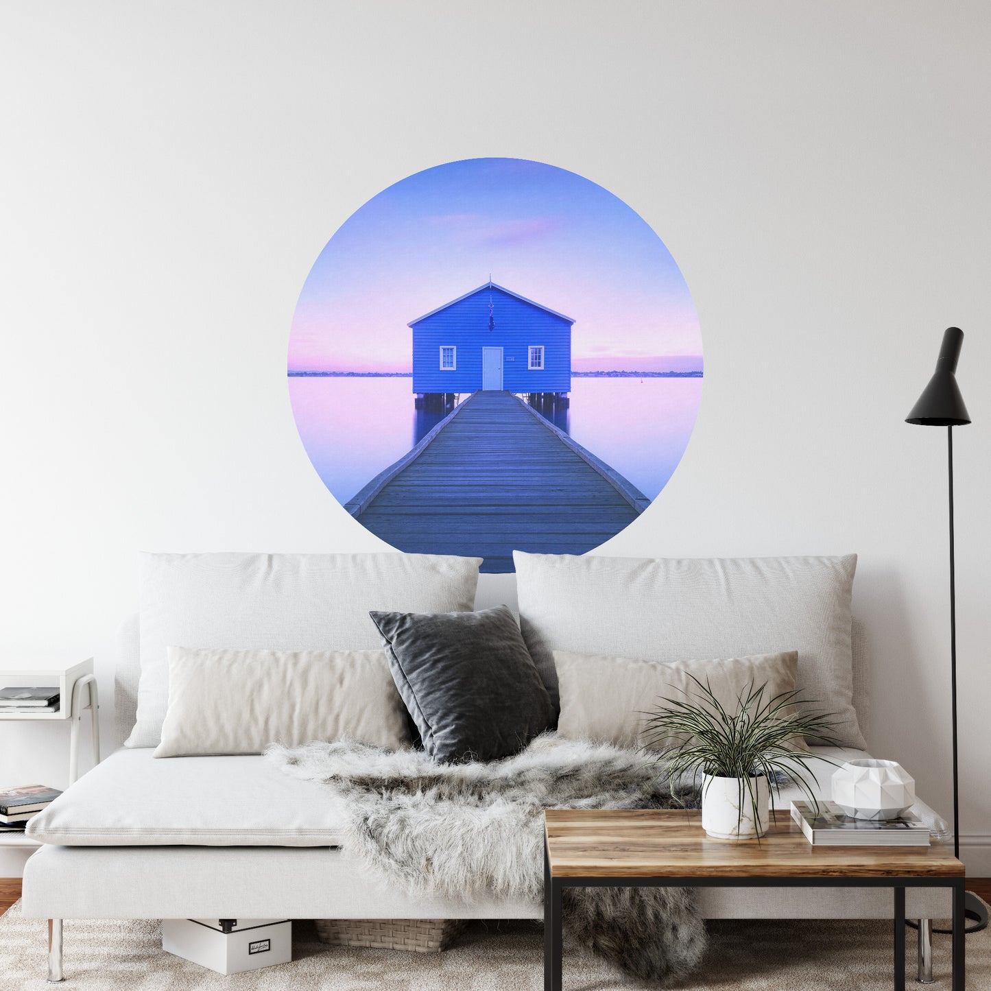 Circular Mural Boathouse By Richard Vandewalle