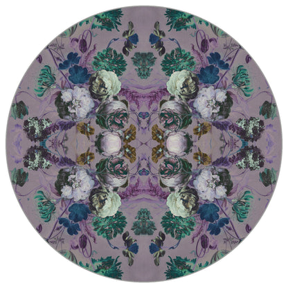 Circular Mural Kaleidabluma In Negative