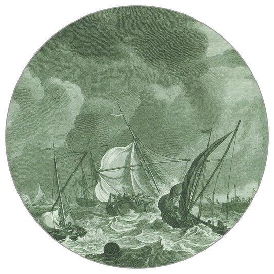 Circular Mural The Storm