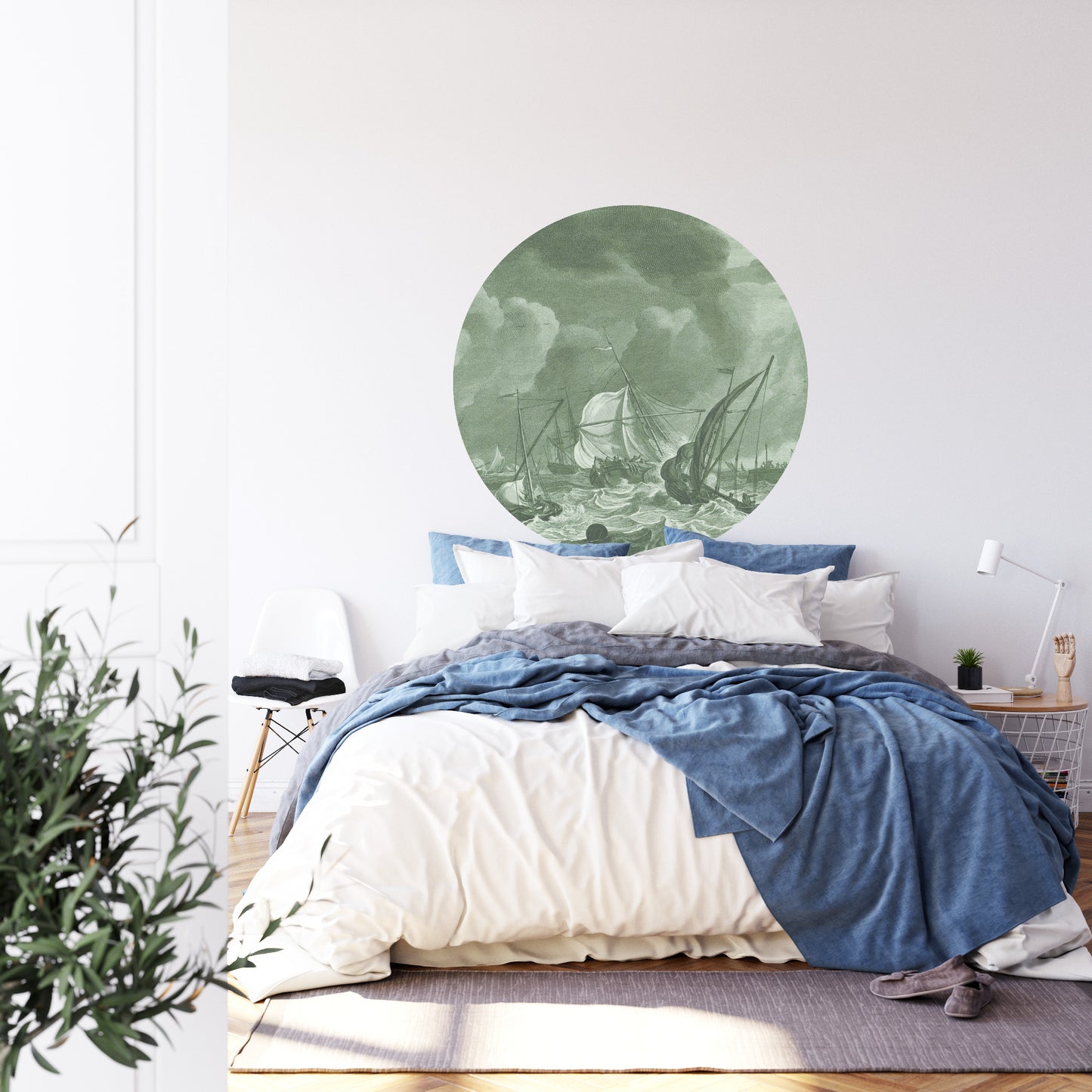 Circular Mural The Storm