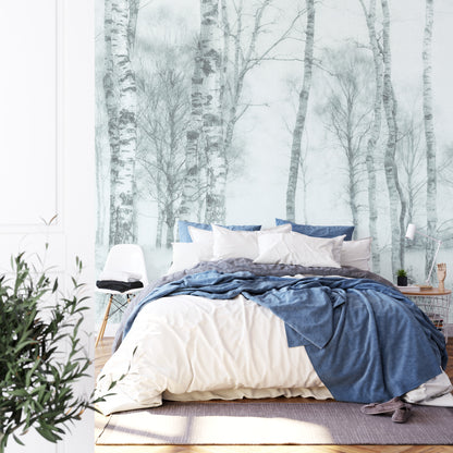 Square Wallmural Black And White By Nel Talen