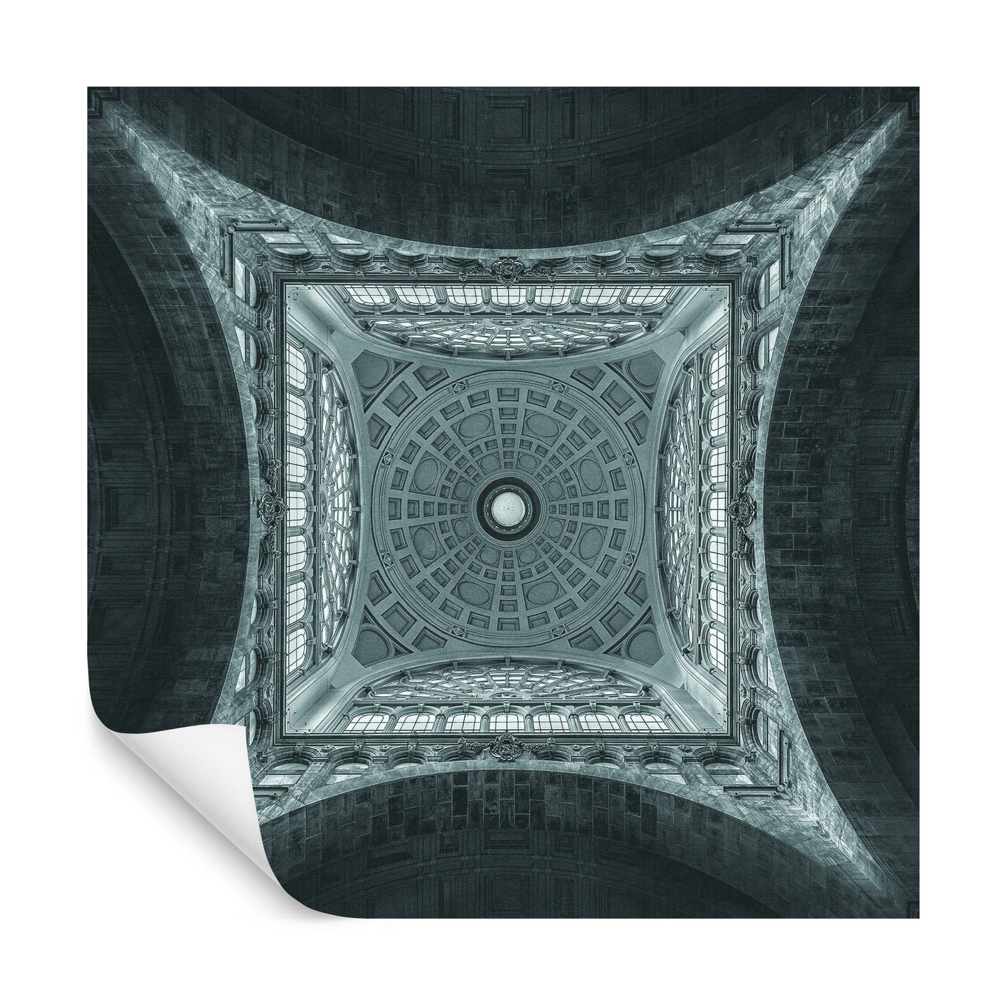 Square Wallmural The Dome By Jef Van Den