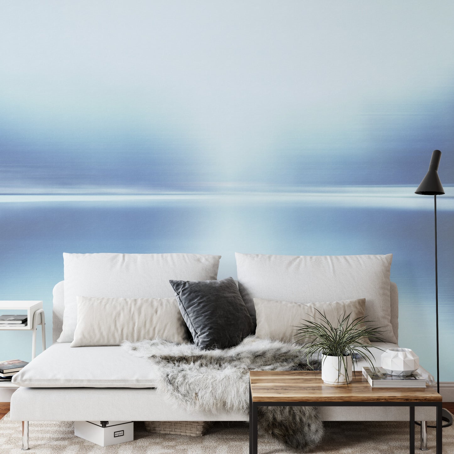 Square Wallmural Ombregraphic Winter