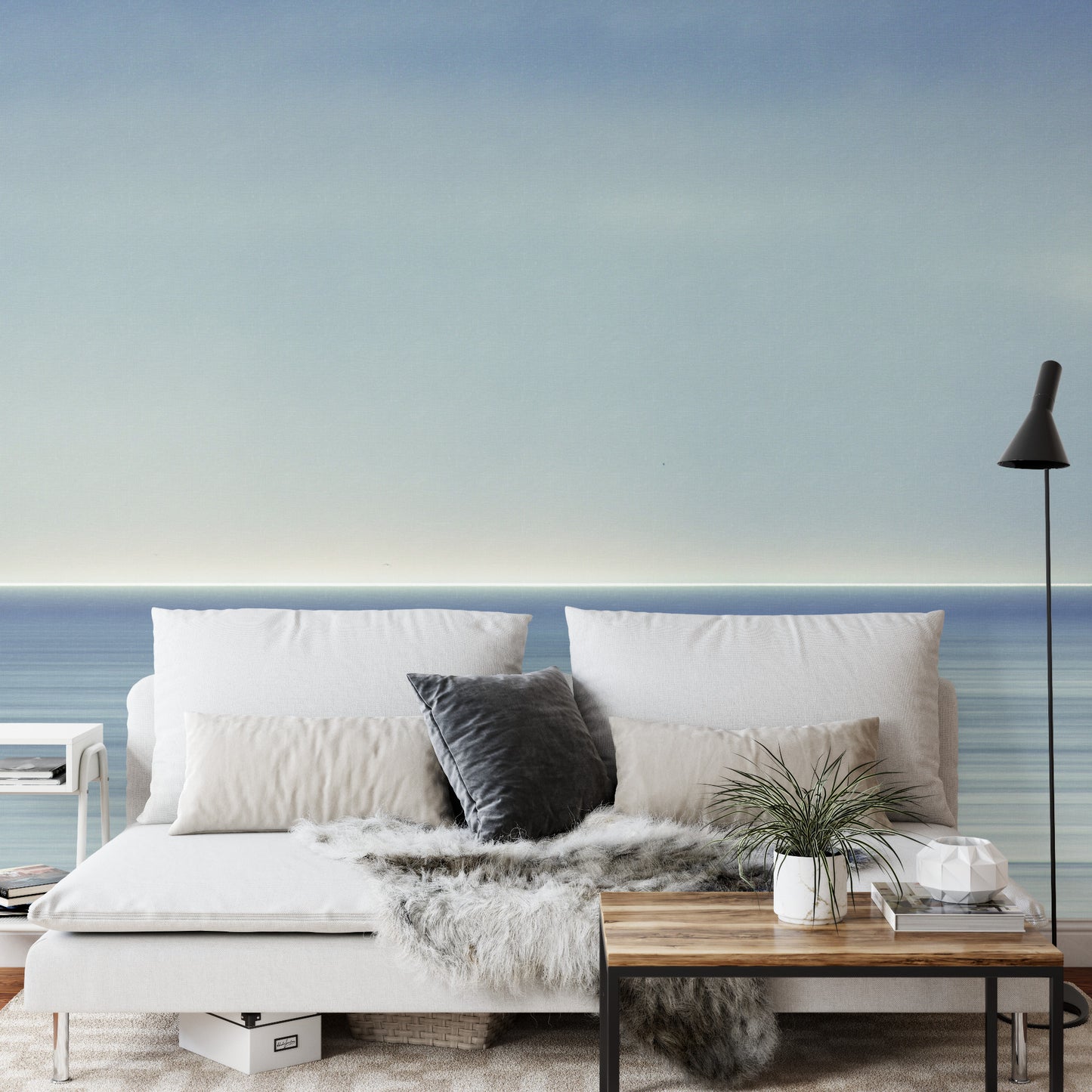 Square Wallmural Ombregraphic Horizon