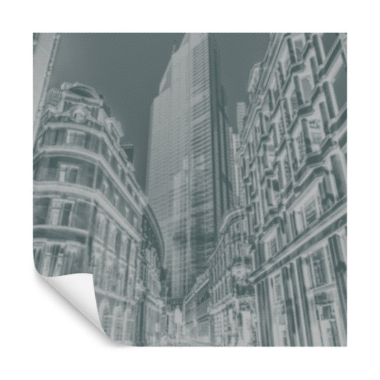 Square Wallmural London Halftone