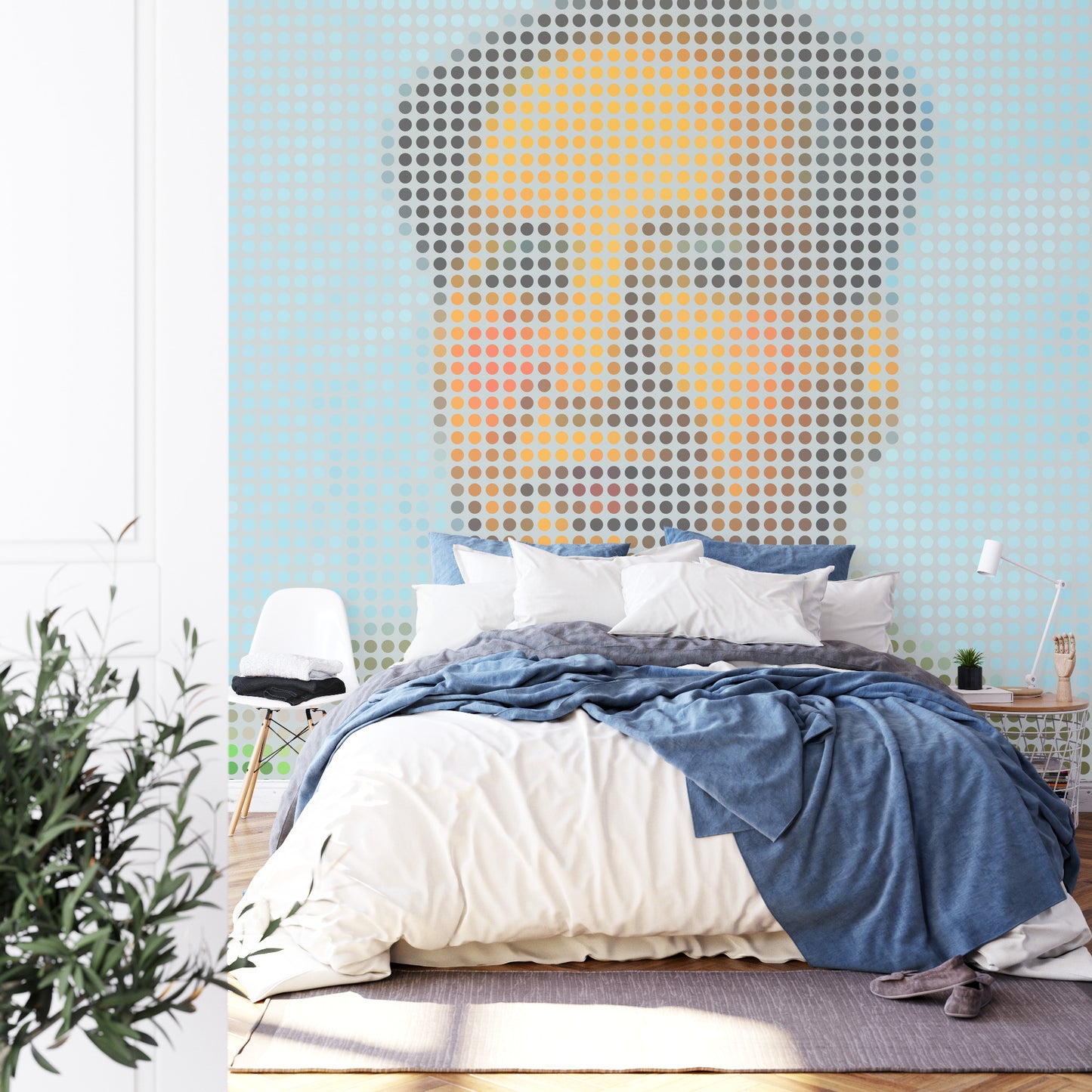 Square Wallmural Iconiq Mao