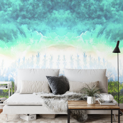 Square Wallmural Castaway