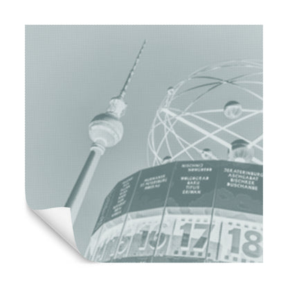 Square Wallmural Berlin Halftone