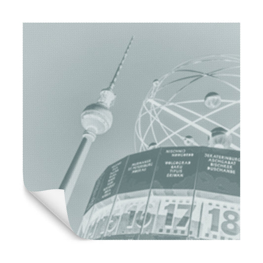 Square Wallmural Berlin Halftone
