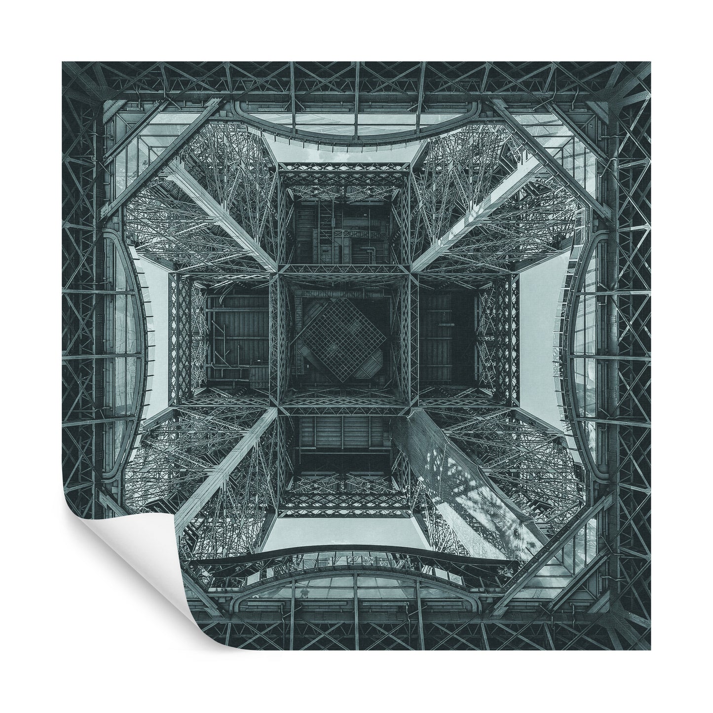 Square Wallmural Eiffel By Georges Friant