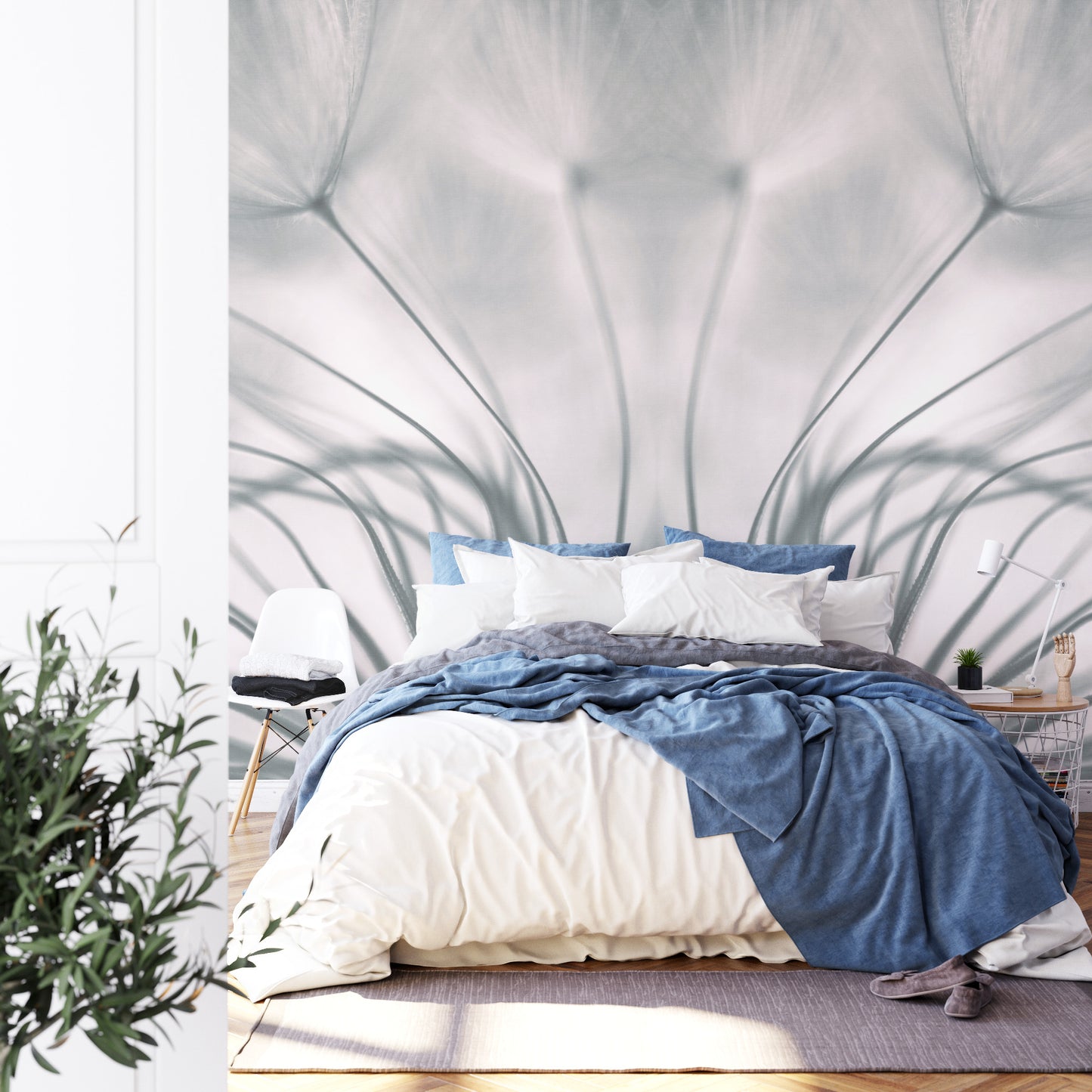 Square Wallmural Dandelion By Keren Or