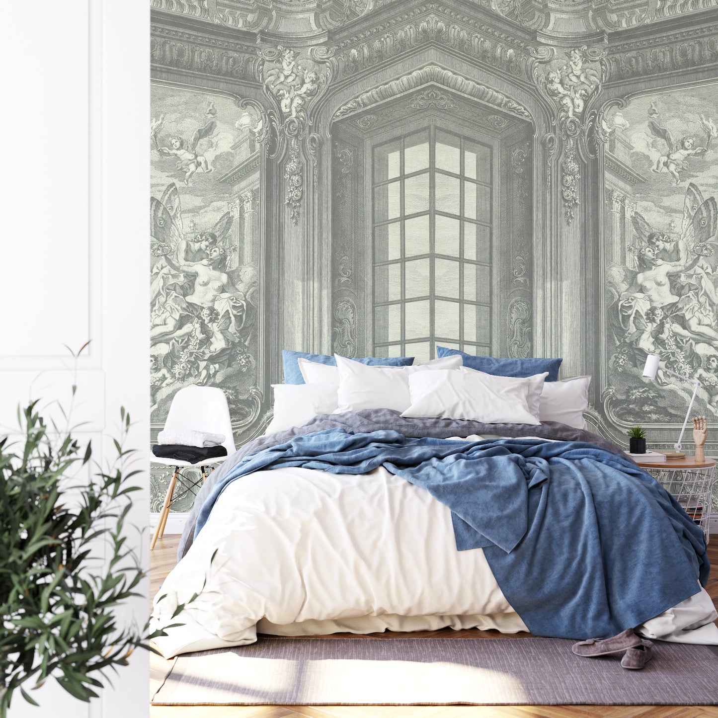 Square Wallmural The Drawing Room