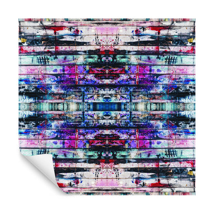 Square Wallmural Urban Kaleidoscope