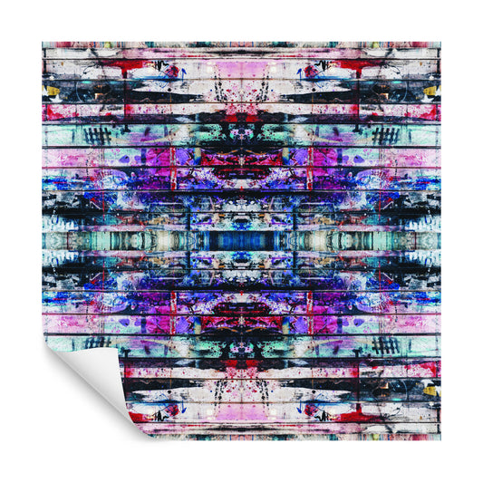 Square Wallmural Urban Kaleidoscope