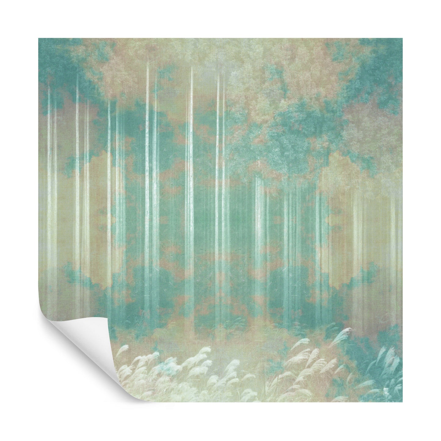 Square Wallmural Afforestation By Tsuneya Fujii
