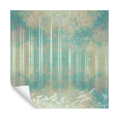 Square Wallmural Afforestation By Tsuneya Fujii