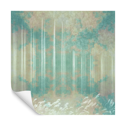 Square Wallmural Afforestation By Tsuneya Fujii
