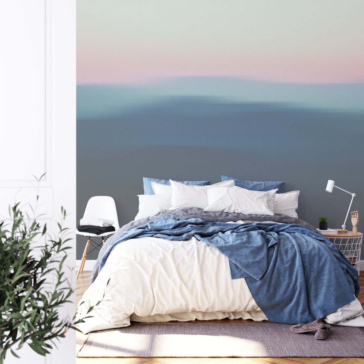 Square Wallmural Ombregraphic Hills