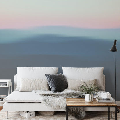 Square Wallmural Ombregraphic Hills