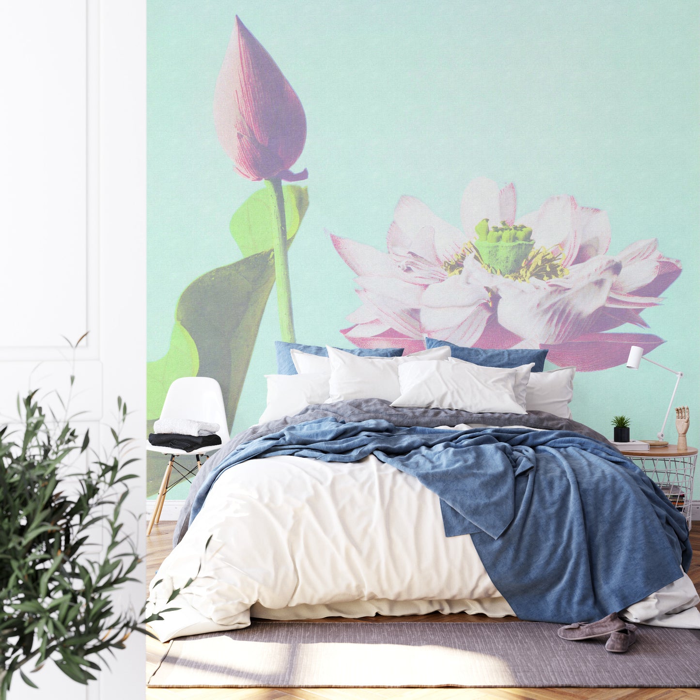 Square Wallmural Kazumasa Lotus