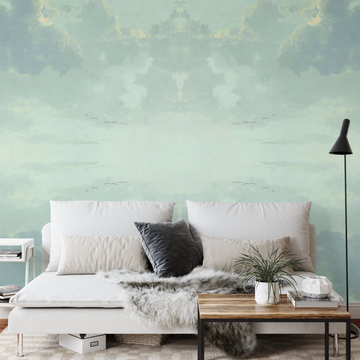 Square Wallmural Cloudscape Iii