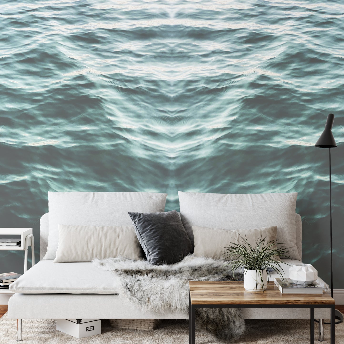 Square Wallmural Ripple