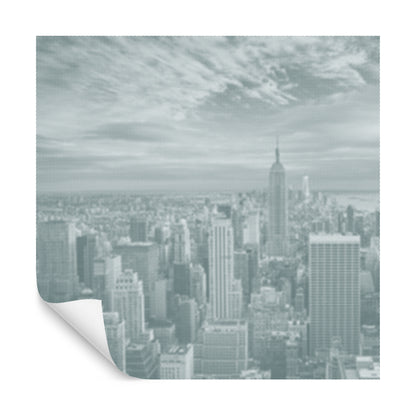 Square Wallmural New York Halftone