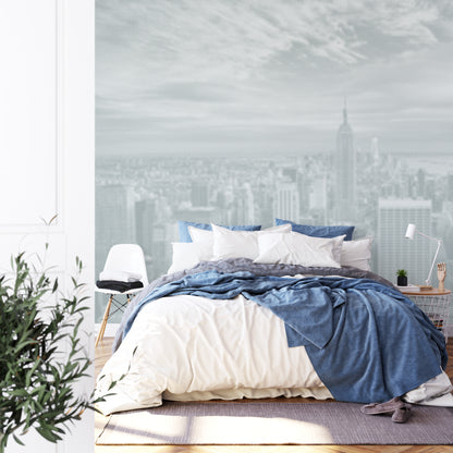 Square Wallmural New York Halftone