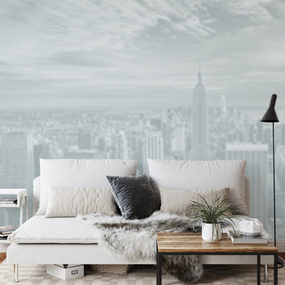 Square Wallmural New York Halftone